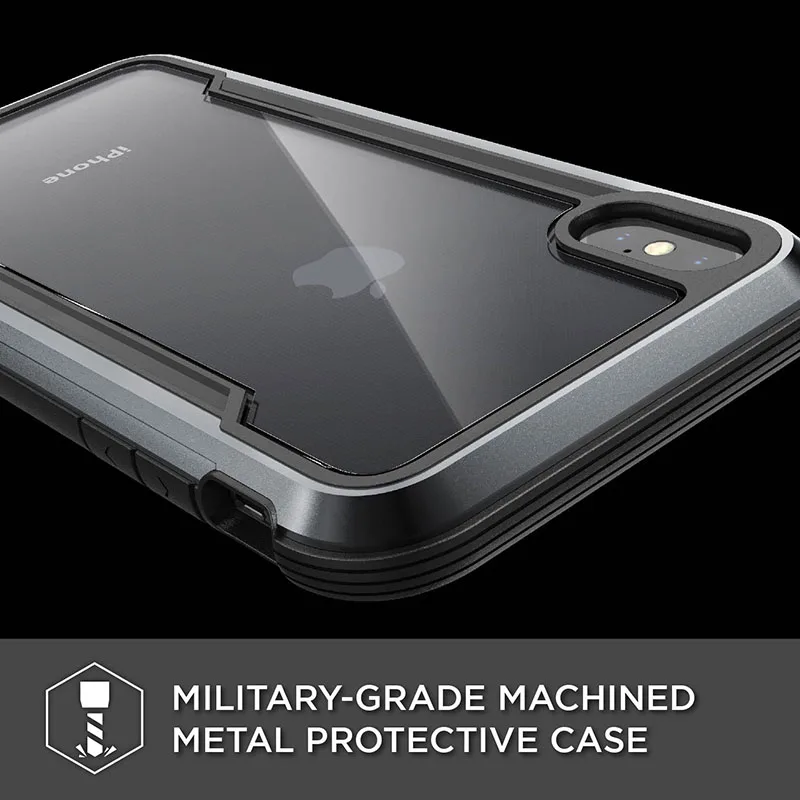 X Doria Defense DropShield чехол для телефона iPhone XR XS Max военный проверенный алюминиевый