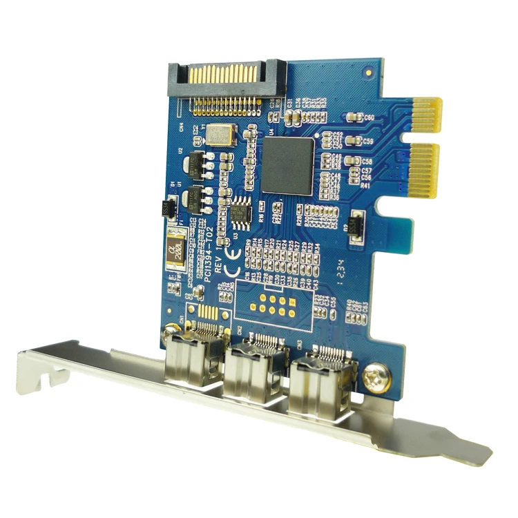 External 1394B PCIe card Firewire 800 IEEE1394B PCI EXPRESS PCIT1301 | Компьютеры и офис