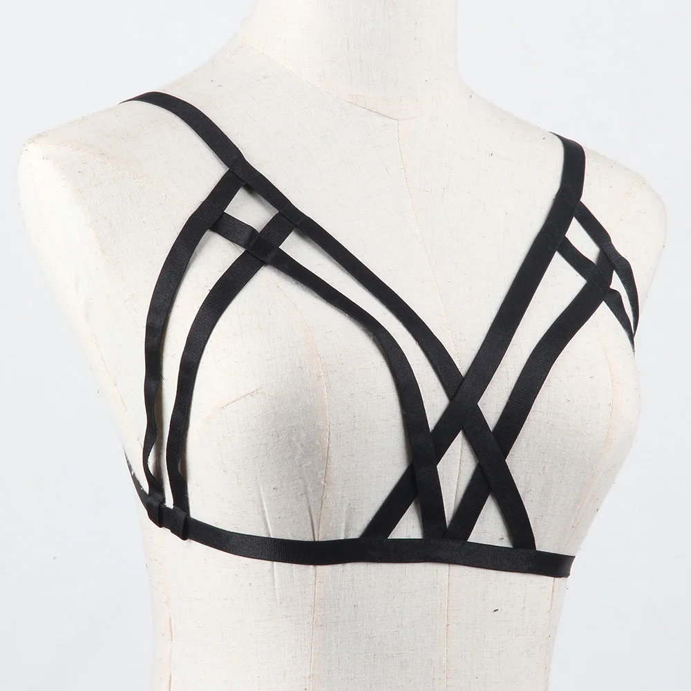 2018 Новый бюст Бандаж Бюстгальтер сексуальный пояс черный эластичный бандаж