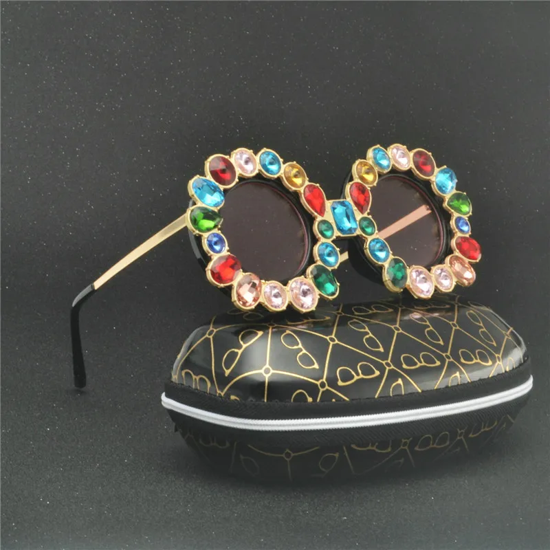 Женские и мужские винтажные солнцезащитные очки MINCL большие круглые с круглой