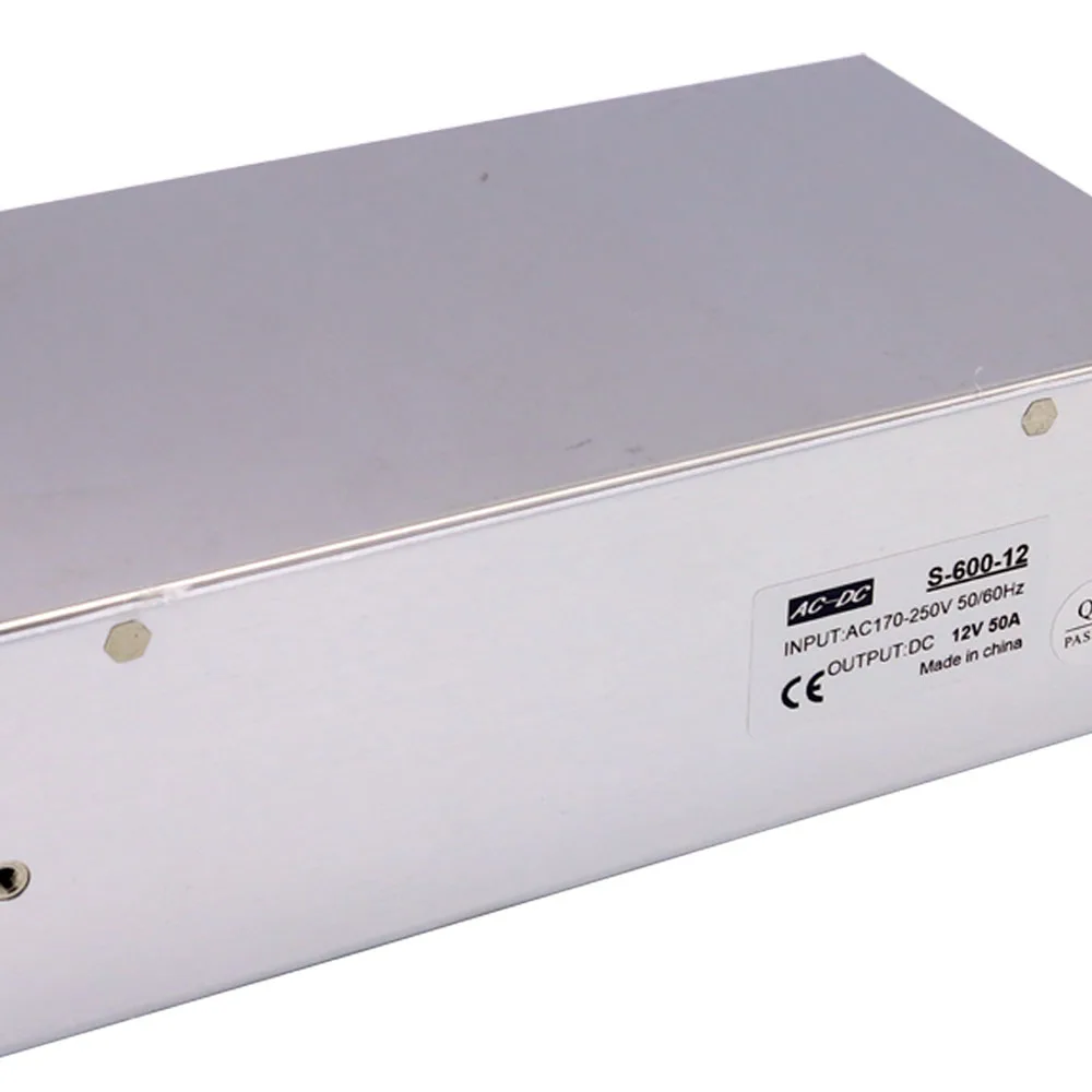 Адаптер питания для светодиодной ленты 12 В 50 А 600 Вт|600w led driver|12v 50a220v to 12v dc |