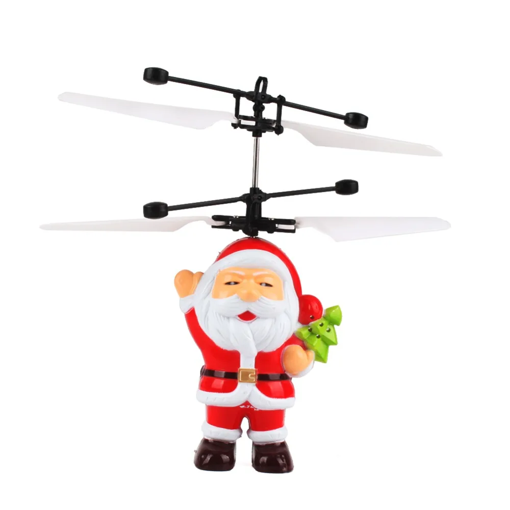 Новый Santa Электрический инфракрасный Сенсор вертолет летающий мяч светодиодный