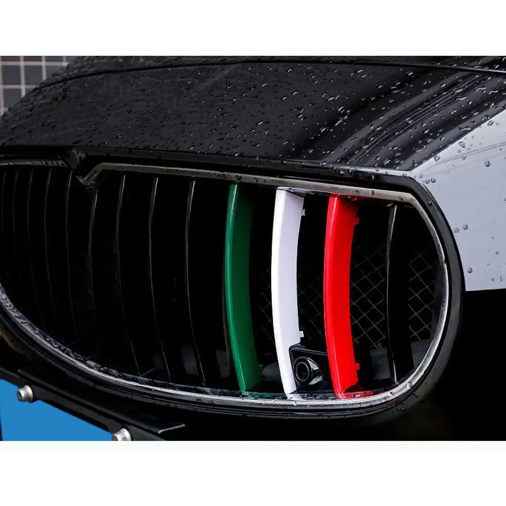

BBQ@FUKA Car Front Hood Grille Decorative Garnish Grill Trim Strip Styling Sticker Fit For Maserati Quattroporte 2013-2016