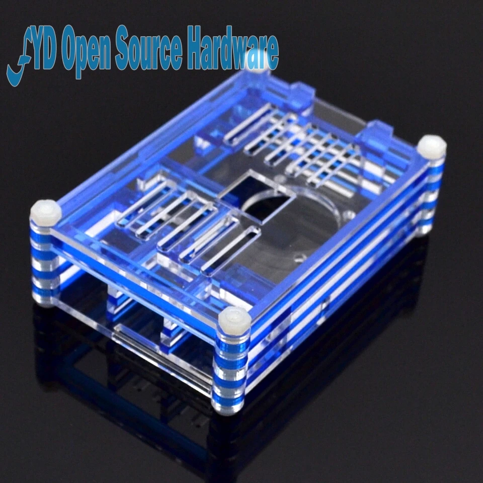 Новейший акриловый корпус с вентилятором для Raspberry PI | Электронные компоненты и