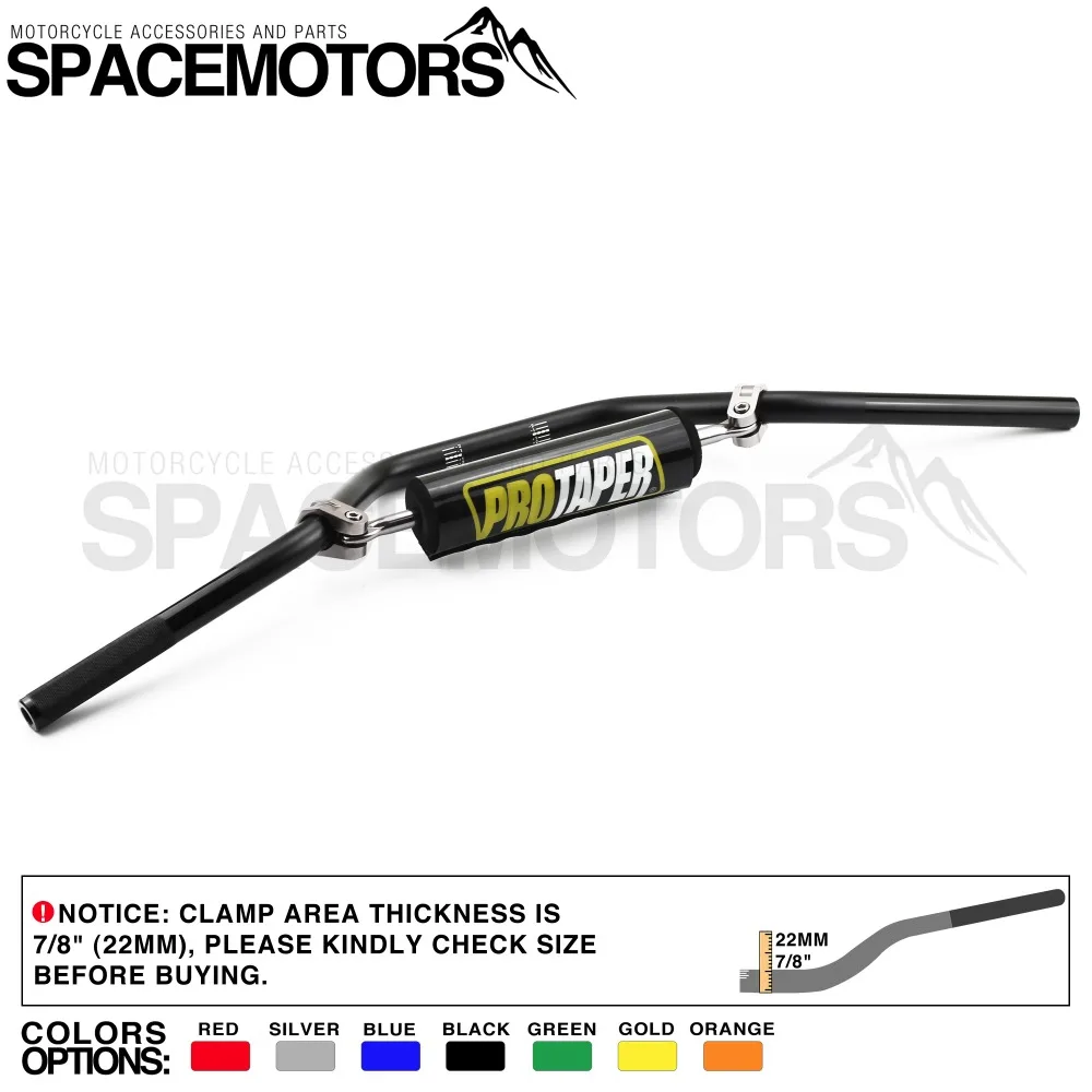 Pro Taper 22 мм* 750 мм руль для мотокросса dirt pit bike stunt irbis ttr250R XR XR-L CR CRM CRF CR-L 50 80 125 230 250