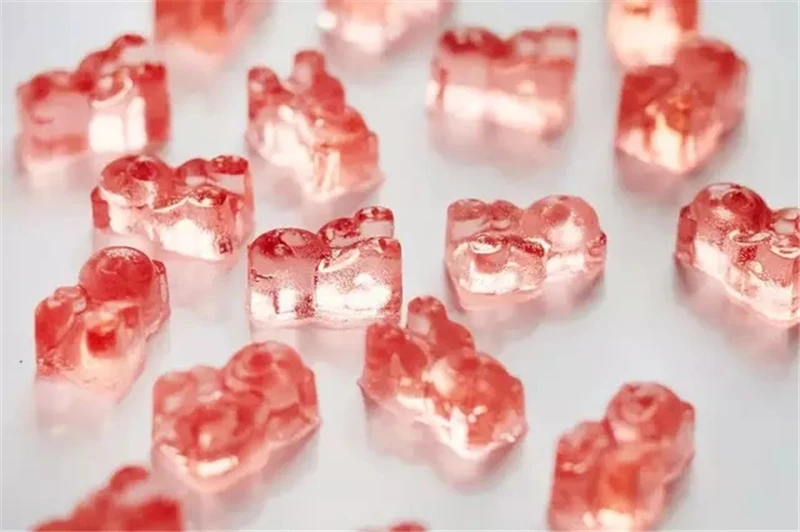 Gummy пресс-форма мишки силикон для конфет шоколадная форма формы 50 полости выпечки печенье торт инструменты для украшения