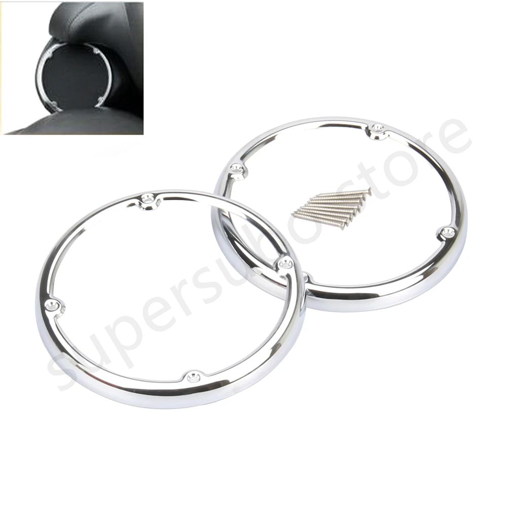 Хромированная отделка динамика для harley Touring FLT FLHT FLHRC Road King Street Electra Glide нижние Обтекатели 83-12