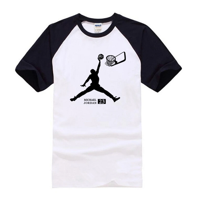 23 Футболка Jordan 2019 летняя популярная мужская футболка с коротким рукавом