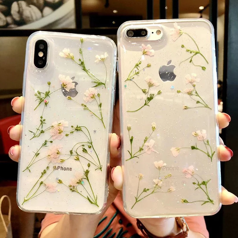 Прозрачные чехлы для телефонов IPhone 12 Mini 11 Pro Max модный настоящий чехол с