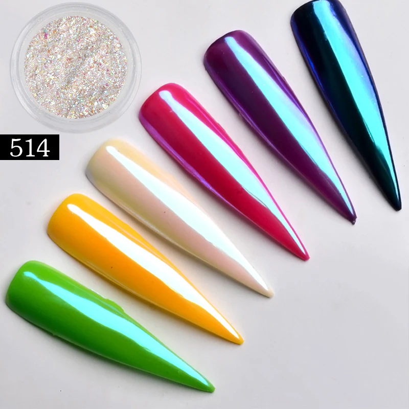 Блестящий Единорог волшебный зеркальный порошок ультратонкая Русалка Аврора