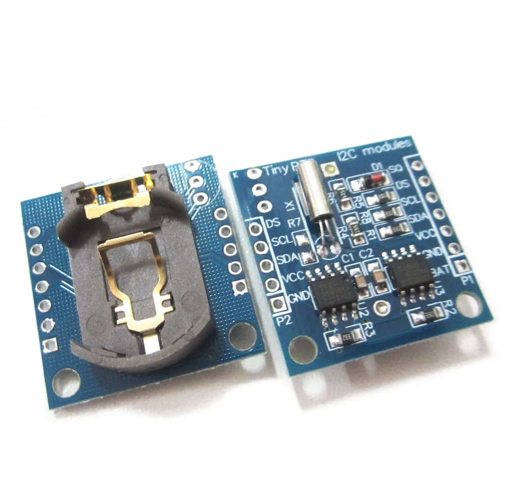5 шт. крошечные модули RTC I2C 24C32 память DS1307 модуль часов (без батареи) хорошее