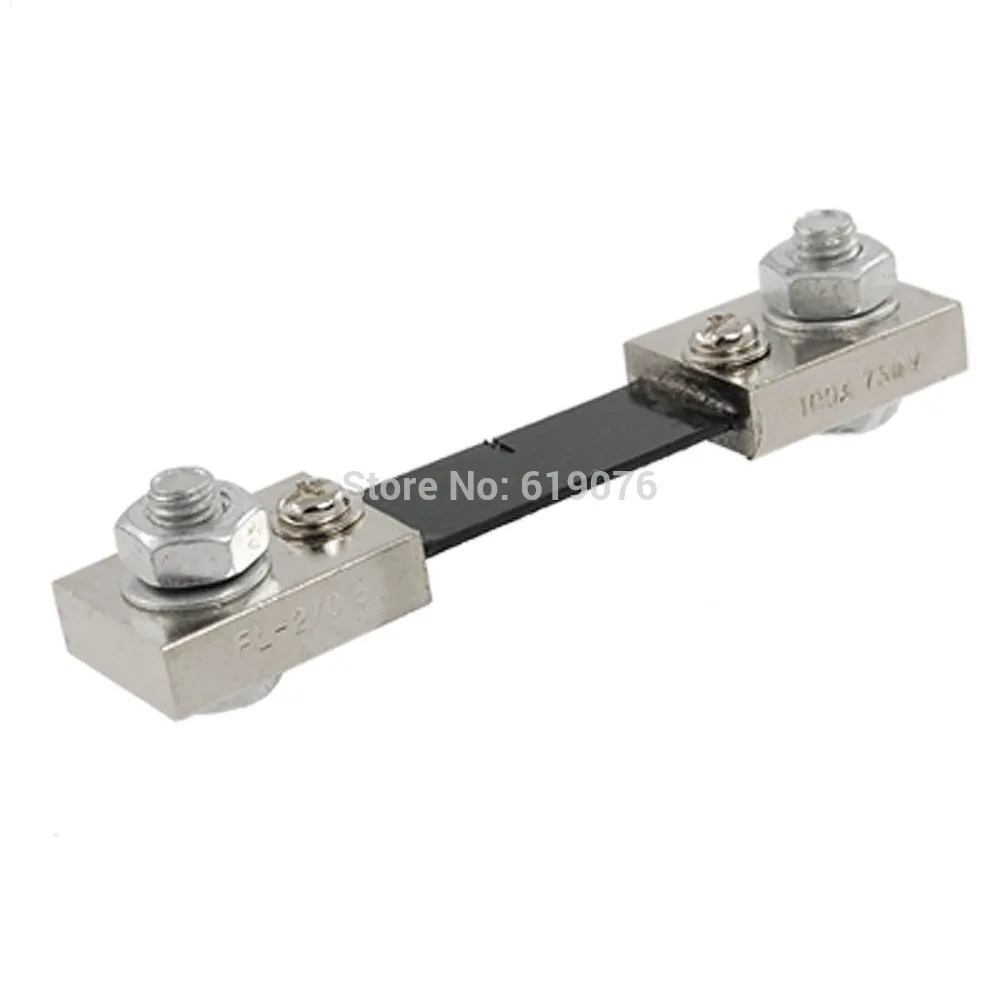 

DC Shunt Resistor 50A 75mV for Current Analogue Amp Panel Meter FL-2