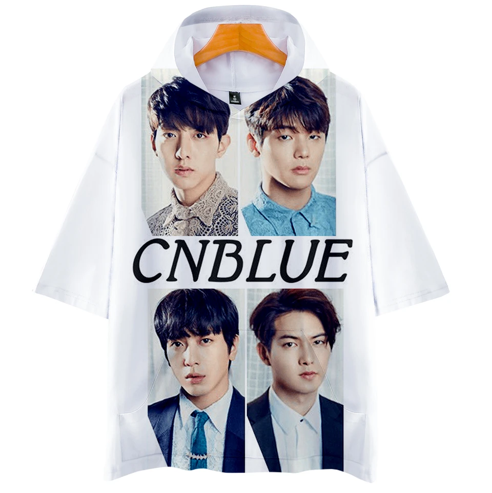 Модные корейские толстовки Kpop CNBlue с 3D принтом рубашки в стиле Харадзюку