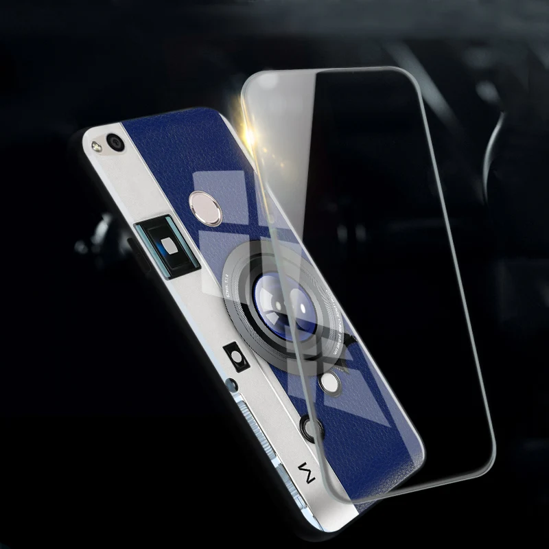 Силиконовый чехол из закаленного стекла для Huawei honor 8 P8 Lite 2017 крутой Забавный