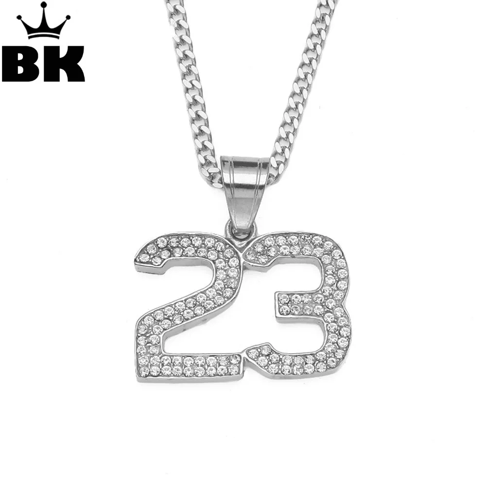 Хип хоп Jordan кулон ожерелье ювелирные изделия золото цвет серебра талисман