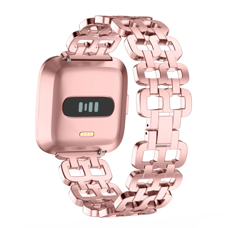 Браслет на запястье из нержавеющей стали для Fitbit Versa Lite сменный ремешок часов