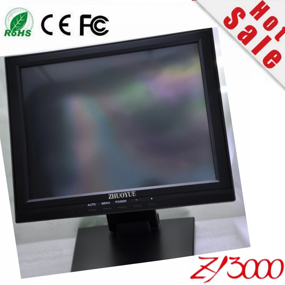 Автомобильный детектор промышленный сенсорный экран 19 дюймов Dvi Vga Tft Lcd для Pos