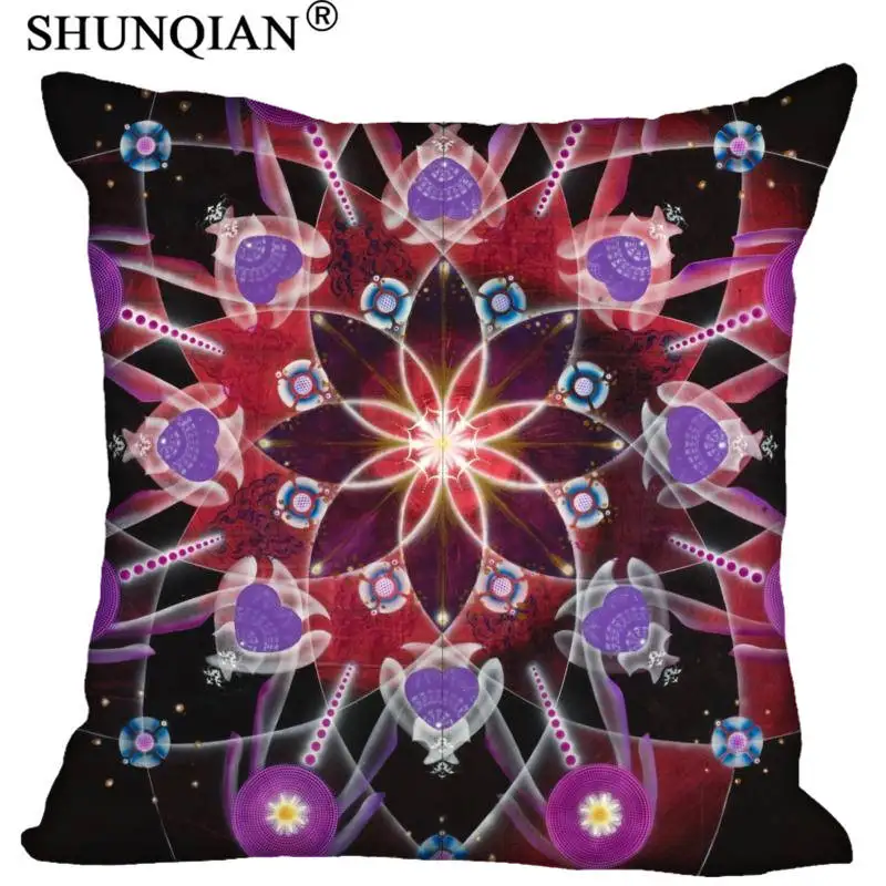 Чехол для подушки DIY с мандалой персонализированный индивидуальный чехол