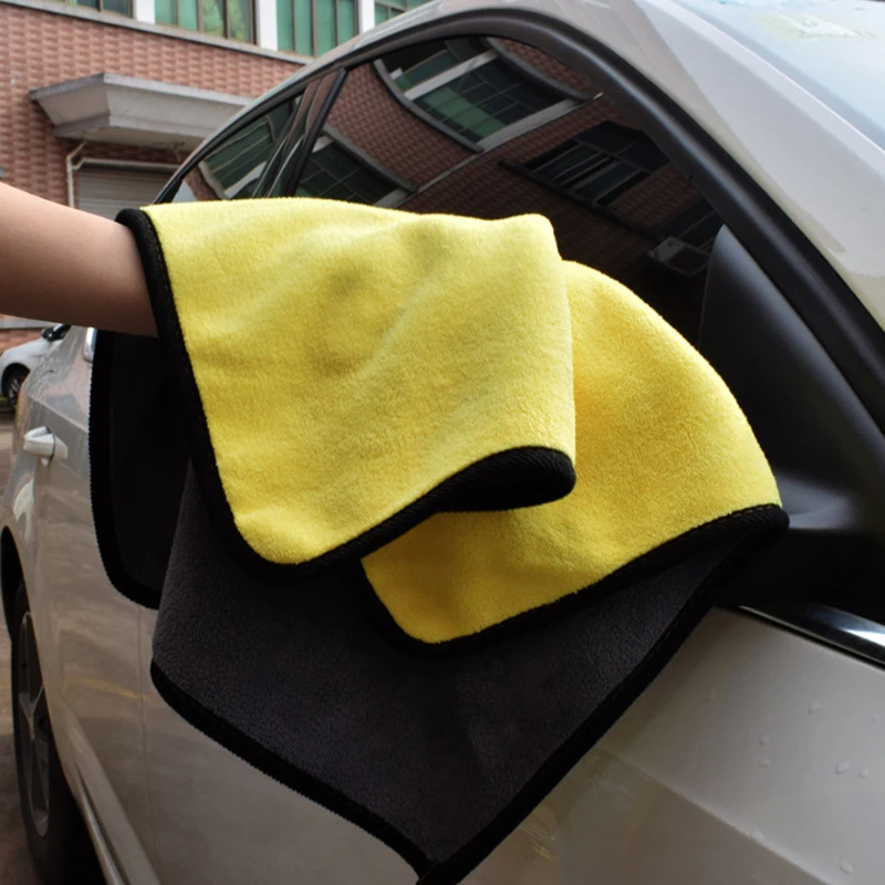 Car Polishing Washing Towels Plush Microfiber Cleaning Towel Auto Cloth Detailing Wash Drying | Автомобили и мотоциклы