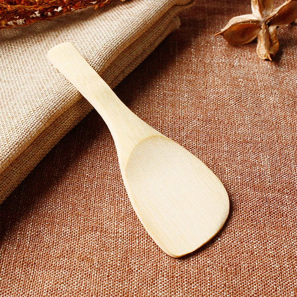 Новый DIY деревянная суши Лопатка для риса здоровый бамбук ложка кухонные