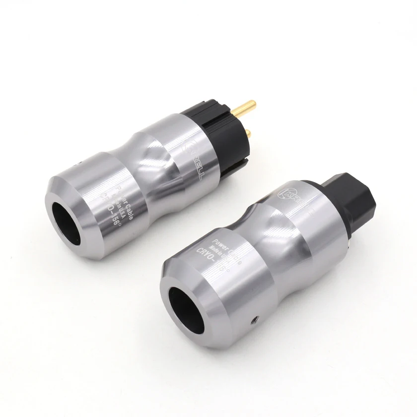 Пары золотое покрытие krella Schuko версия 24k для аудиопровода питания|plug for power|plug goldplug