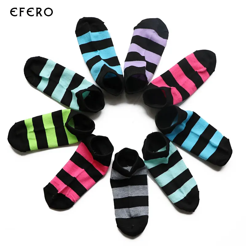 3 пары = 6 шт./лот женские носки невидимые флуоресцентные хлопковые короткие