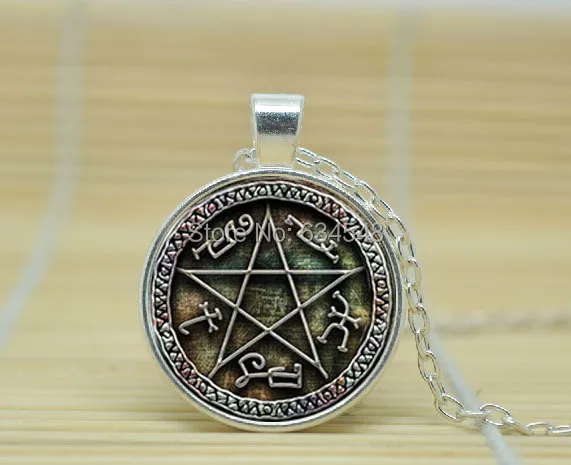 1pcs Supernatural Devils Trap pendant jewelry Glass Cabochon Necklace A3929 | Украшения и аксессуары