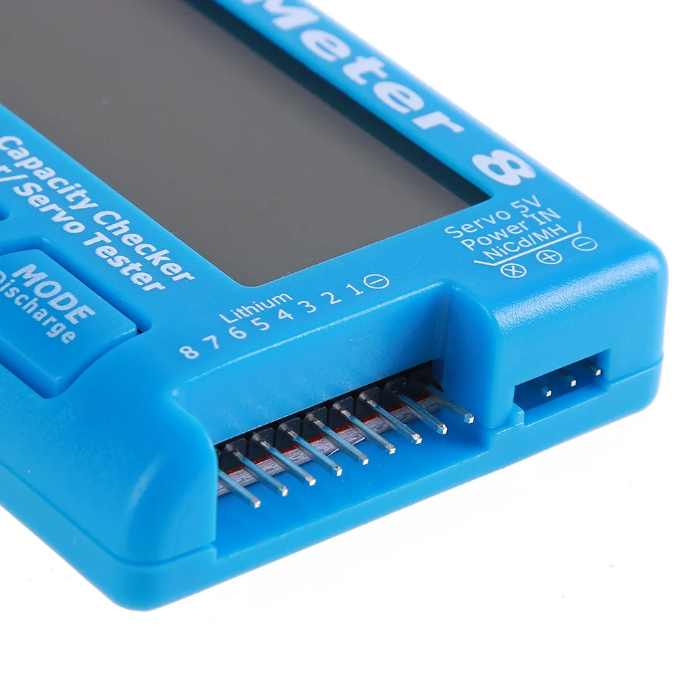 

RC CellMeter 8 Digital Battery Capacity Checker LiPo LiFe Li-ion Nicd NiMH Battery Voltage Tester Checking CellMeter