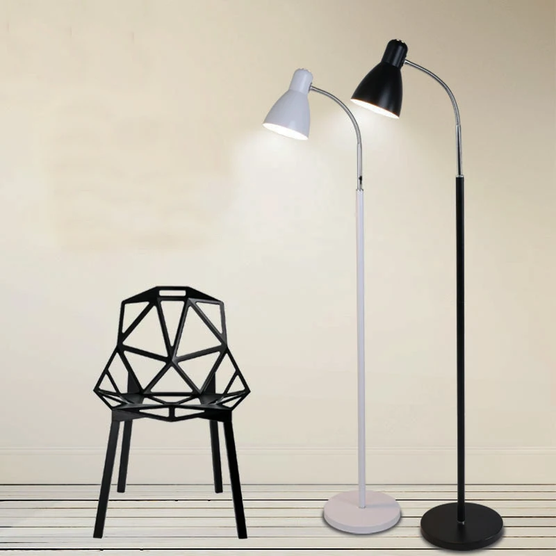 Напольный светильник железный светодиодный E27 Вращающаяся головка рядом с