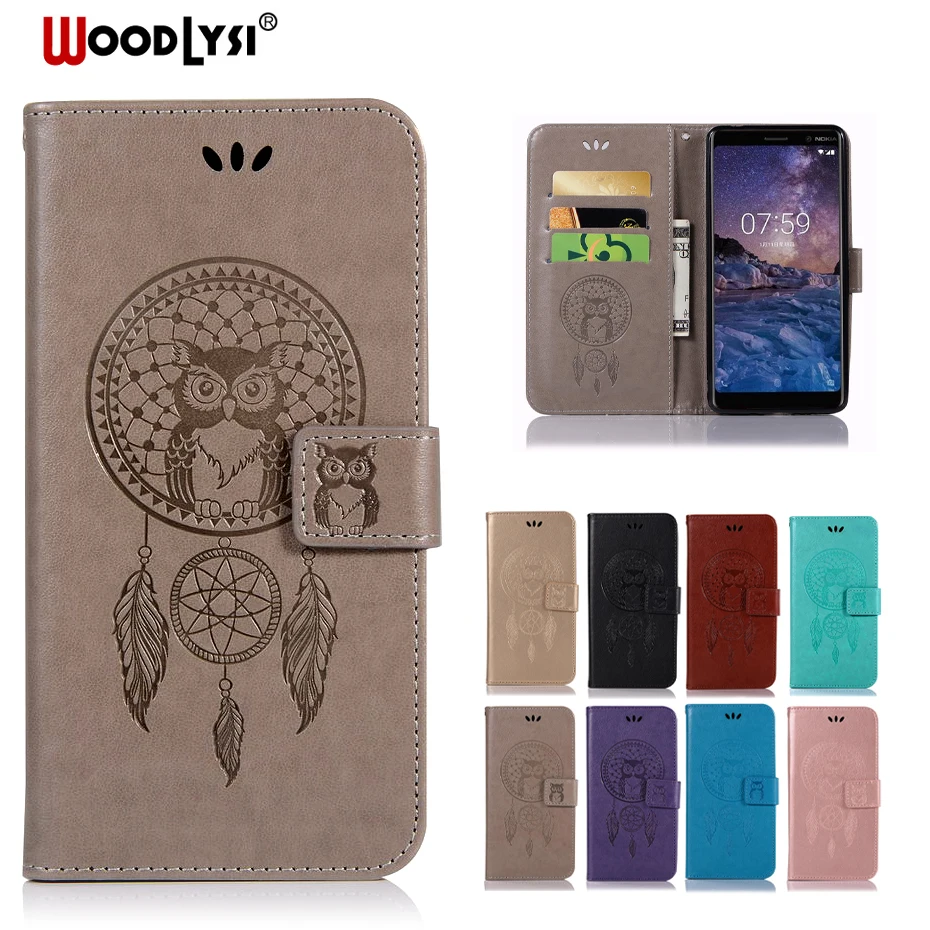 Роскошный кожаный флип чехол для Nokia 2 1 3 5 6 Plus Coque Fundas 8 2018 7 телефона|Чехлы-портмоне|