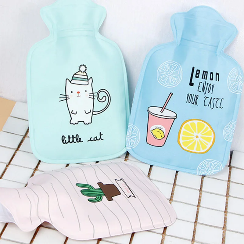 Мультфильм рука Po Теплая бутылка для воды милые мини бутылки горячей маленький