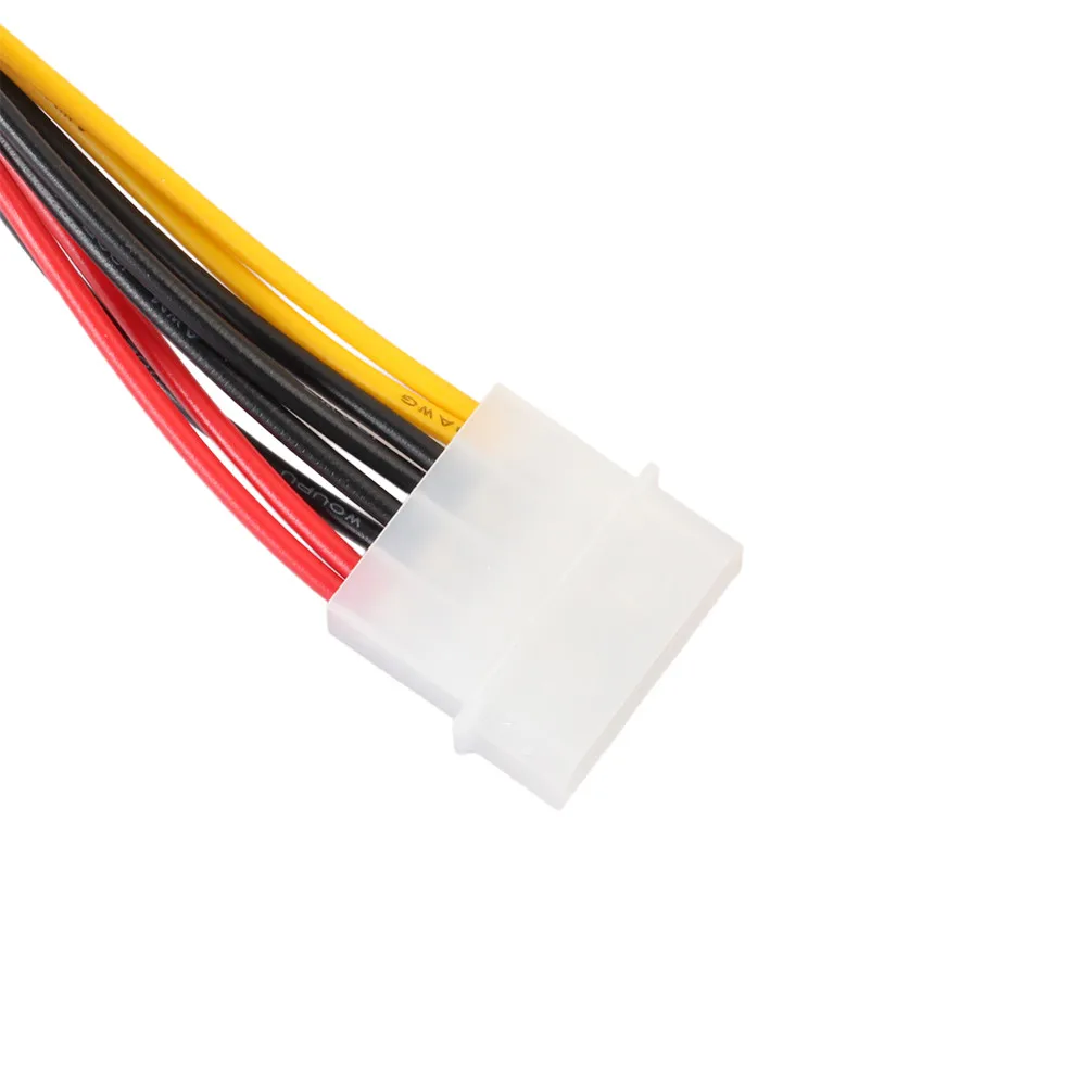4Pin IDE Molex до 2 ATA SATA Блок питания Y сплиттер жесткий приводной удлинитель Кабель
