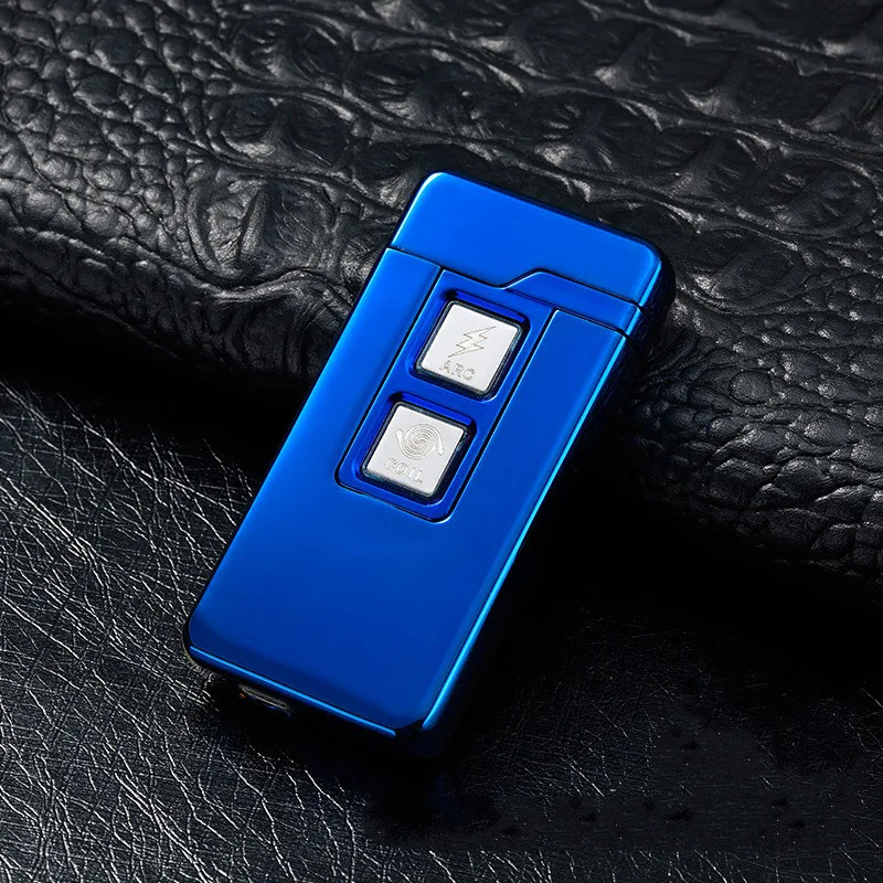 Usb зарядка Тесла катушка и дуговая Зажигалка USB ветрозащитная индивидуальная