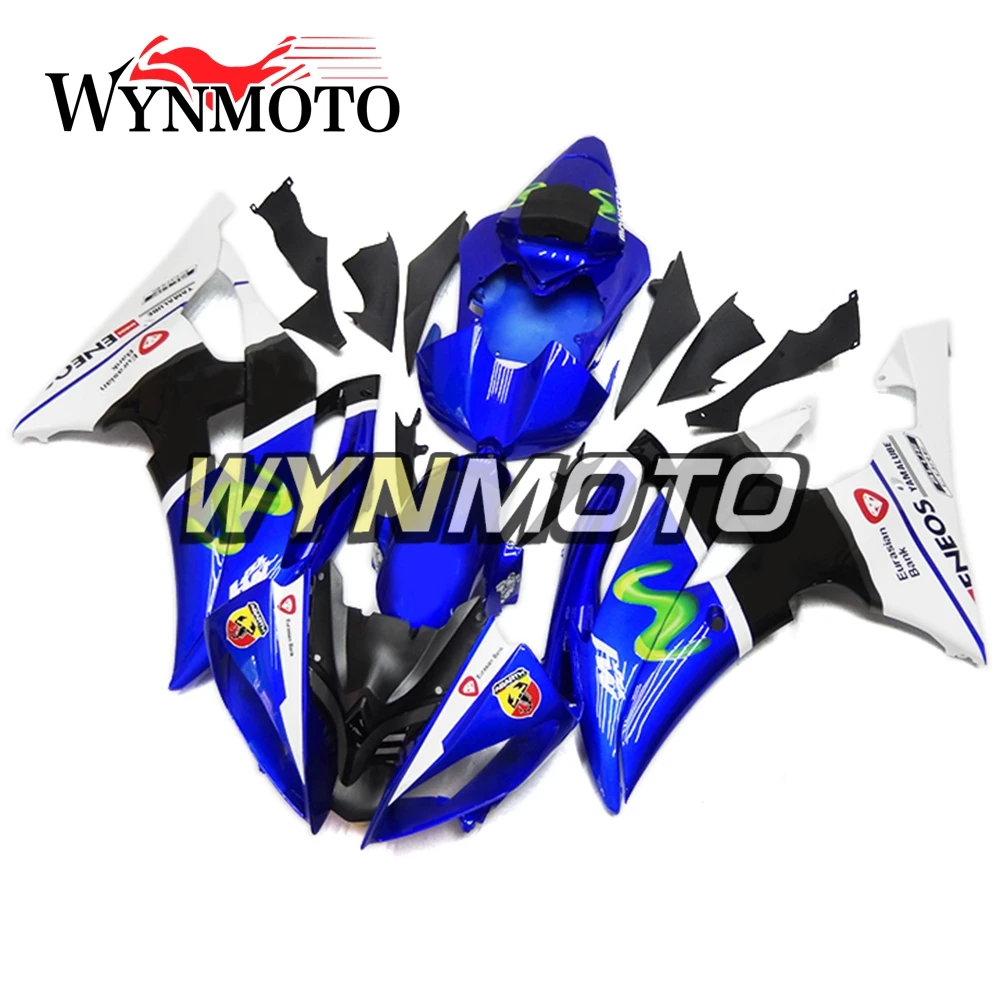 Полный ABS пластик впрыска синий черный новый мотоцикл Обтекатели для Yamaha YZF R6 Год