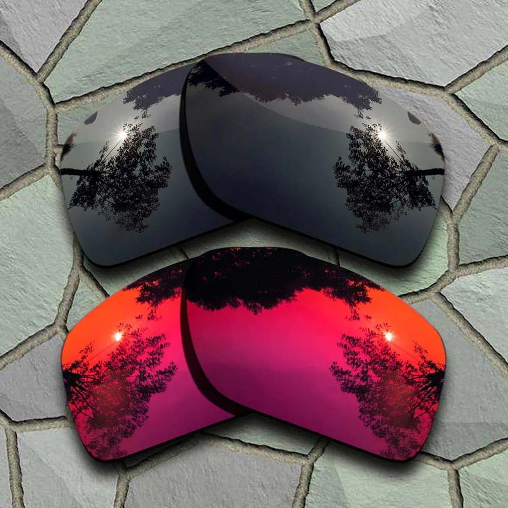Поляризованные Сменные линзы для солнцезащитных очков Oakley Big Taco серые черные и