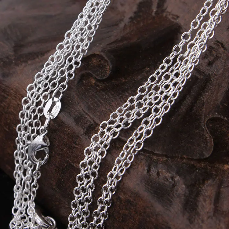 Посеребренное ожерелье с крестом оптовая продажа ювелирных изделий аксессуары