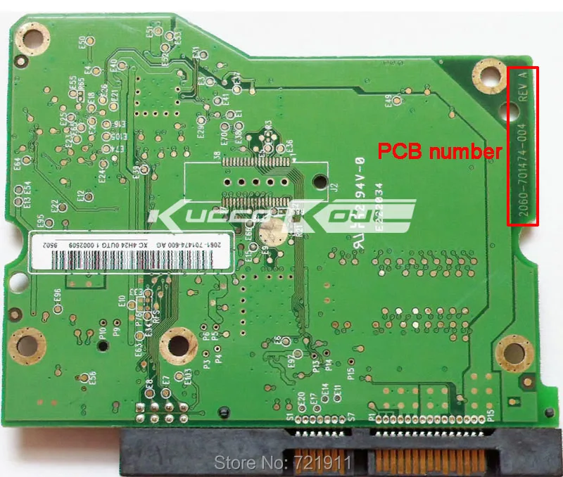 HDD PCB Логическая плата печатная 2060 701474 004 для 2 5 дюймового SATA жесткого диска ремонт