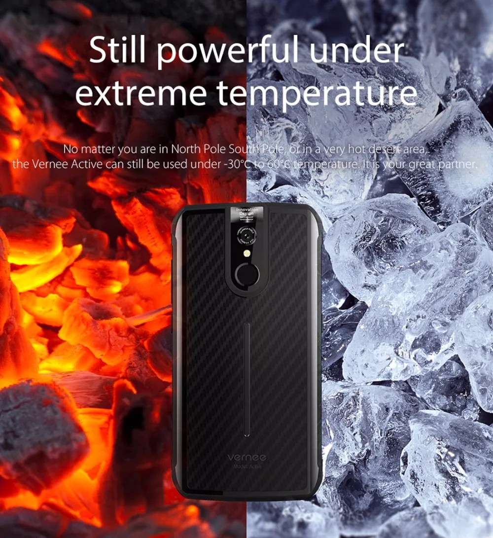 Vernee Active 4 г LTE мобильный телефон 5.5 ''IP68 Водонепроницаемый Android 7.0 helio P25