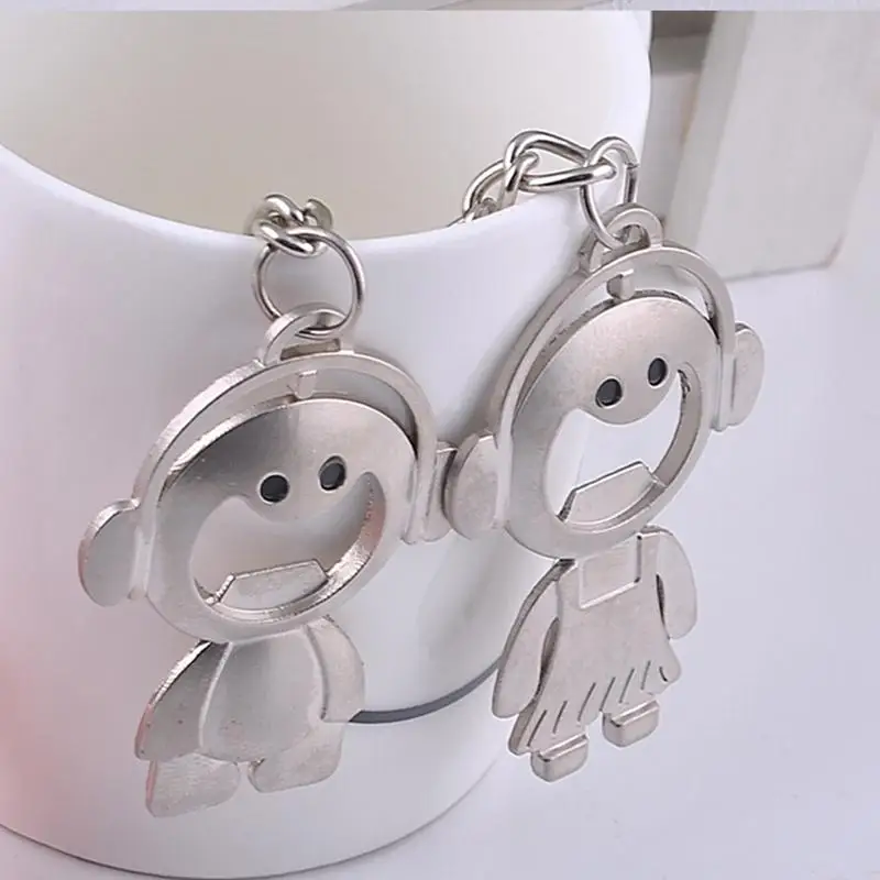 1 пара портативная для пивных бутылок открывалка завесы брелок влюбленных набор