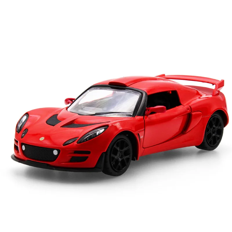 High Simulation 1:32 lotus Diecast Alloy Metal Luxury Racing Car Model Collection Pull Back Toys Gift Light and Music |