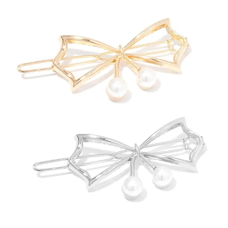 Женский металлический сплав Кнопка Bobby шпильки противоскользящие зубы крылья