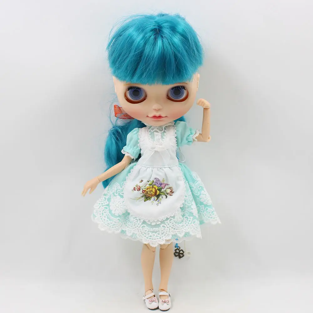 Наряды для куклы Blyth синее и розовое платье милый простой наряд 1/6 BJD ICY DBS | Игрушки