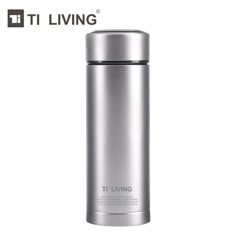 Титановый термос tilive вакуумная колба бутылка для воды чайник посуда напитков 350