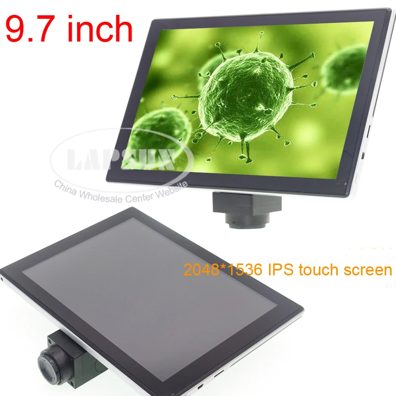 9,7 дюймов ips 2048*1536 экран сетчатки сенсорный экран Android Pad измерительная функция+ c-крепление 5.0MP цифровой микроскоп камера