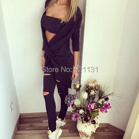 Новая мода 2015 г - сексуальный женский спортивный костюм. В комплект входит майка с