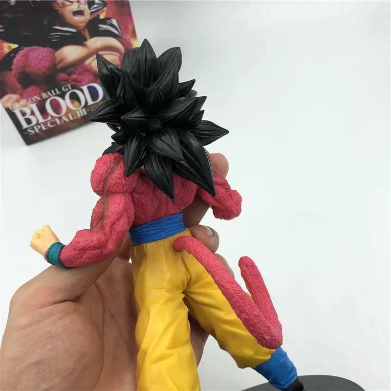 Dragon Ball Z Goku GT кровь Саян вырывается Супер Саян 4 красный боевой вер. ПВХ фигурка DBZ коллекция 20 см
