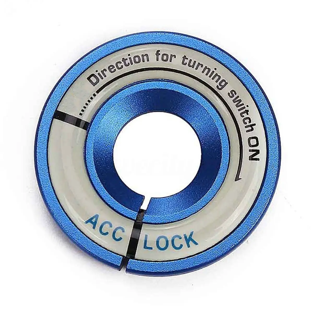 Авто кольцо для ключей накладка Ночной светильник переключатель автомобильное