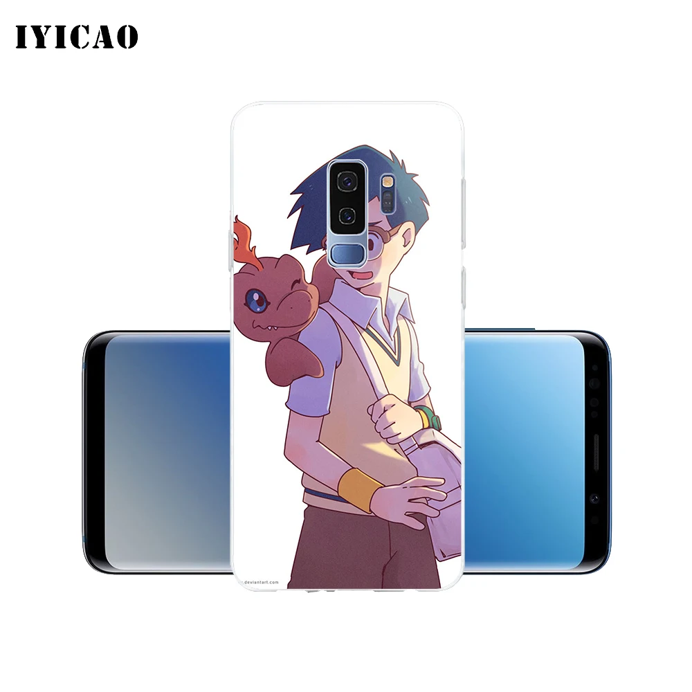 IYICAO Digimon Мягкий силиконовый чехол для телефона Samsung Galaxy S10e S10 S9 S8 Plus S7 Edge TPU |