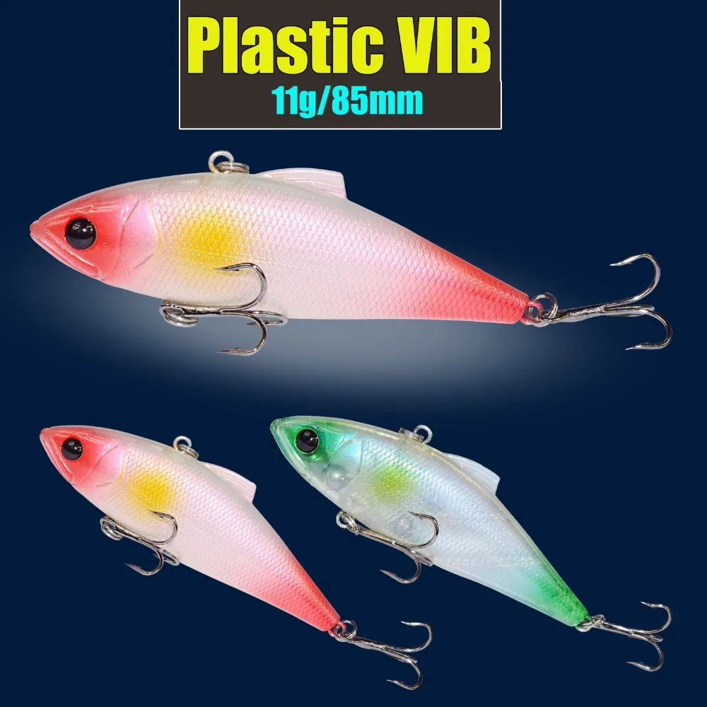 Topwater VIB 11 г 85 мм жесткая приманка с зазубринами и тройными крючками пластиковая