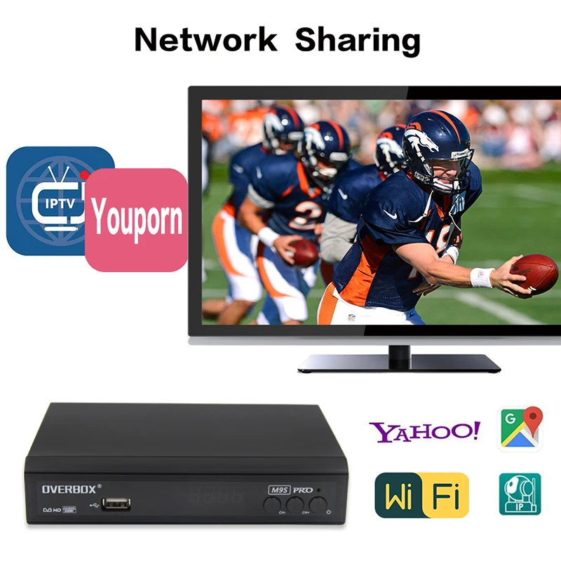 Freesat V8 открыть окно DVB S2 Full HD 1080 P Мини Спутниковый ресивер overbox m9s Pro открытое ТВ